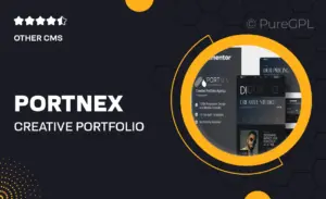 Portnex – Creative Portfolio Agency Elementor Template Kit