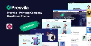 Presvila – Printing Company WordPress Theme