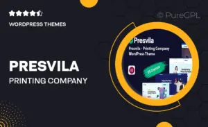 Presvila – Printing Company WordPress Theme