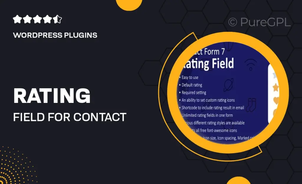 Rating Field for Contact Form 7 17 Rating Field for Contact Form 7