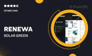 Renewa – Solar & Green Renewable Energy Elementor Template Kit