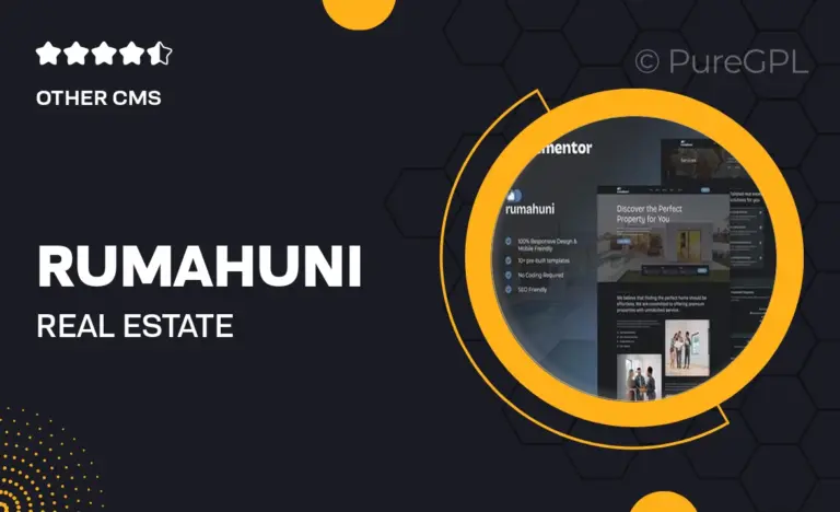 rumahuni real estate property elementor template kit