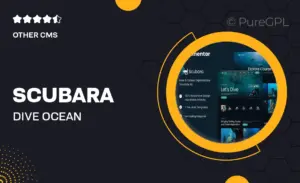 Scubara – Dive & Ocean Explorations Elementor Template Kit