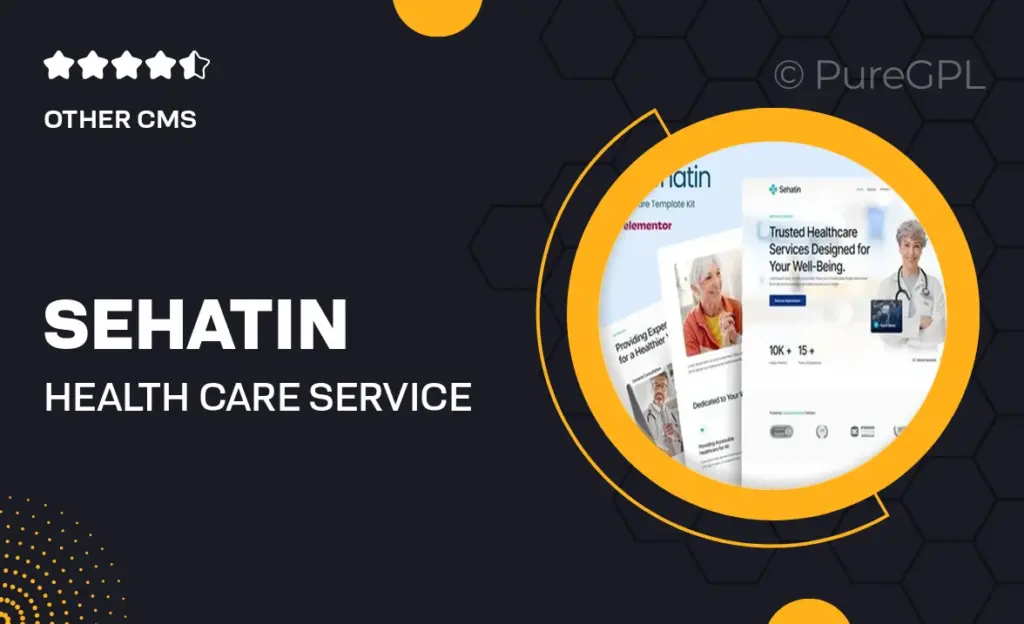 Sehatin – Health Care Service Elementor Template Kit 55 Sehatin – Health Care Service Elementor Template Kit