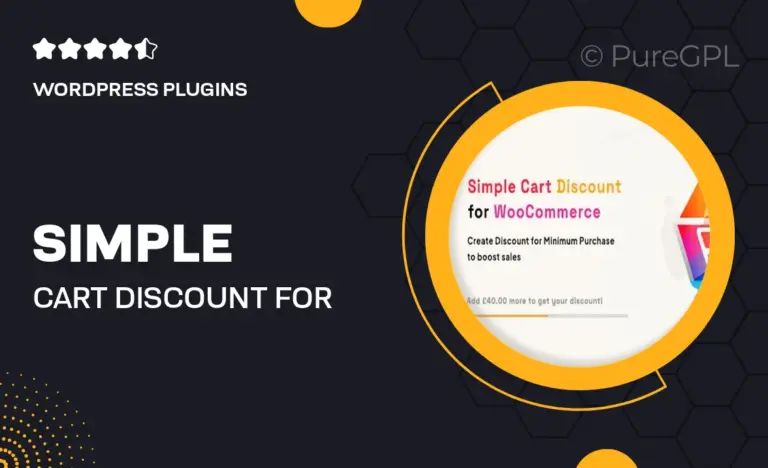 simple cart discount for woocommerce discount for minimum purchase