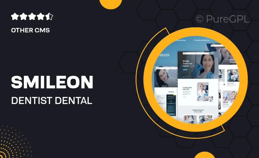 Smileon – Dentist & Dental Clinic Elementor Pro Template Kit 42 Smileon – Dentist & Dental Clinic Elementor Pro Template Kit