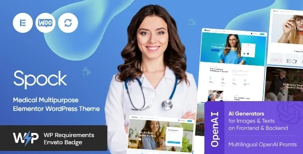 Spock – Medical Elementor Multi-skin WordPress Theme