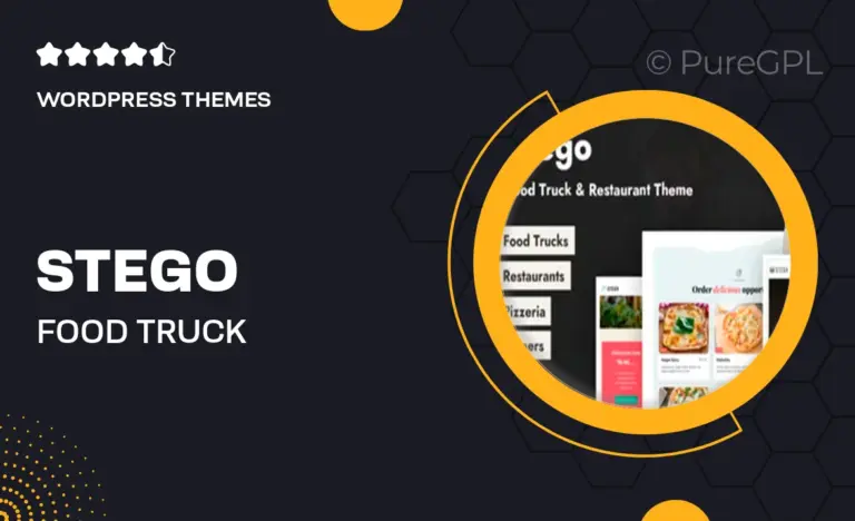 stego food truck restaurant theme