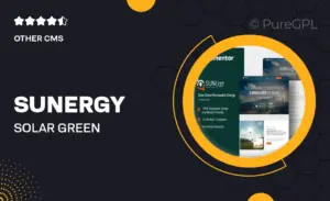 Sunergy – Solar Green Renewable Energy Elementor Template Kit