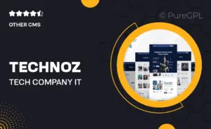 Technoz – Tech Company & IT Services Elementor Pro Template Kit