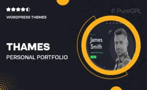 Thames – Personal Portfolio WordPress Theme