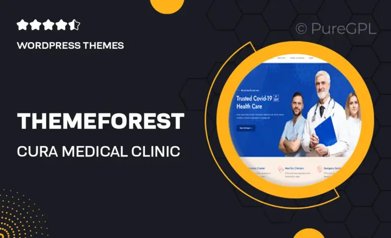 themeforest cura medical clinic theme