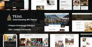 Themeforest | Tejal – Hotel WordPress Theme