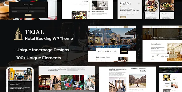 Themeforest | Tejal – Hotel WordPress Theme