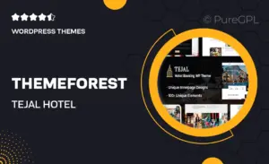 Themeforest | Tejal – Hotel WordPress Theme