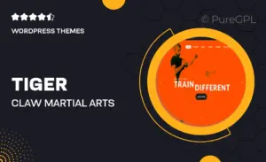 Tiger Claw | Martial Arts School and Fitness Center WordPress Theme