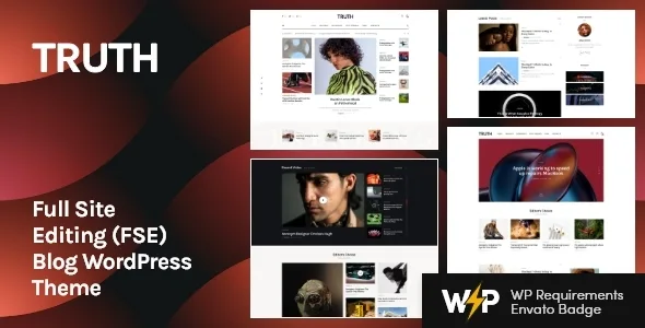 Truth – Full Site Editing (FSE) Blog WordPress Theme