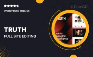 Truth – Full Site Editing (FSE) Blog WordPress Theme