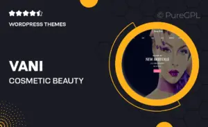 Vani | Cosmetic Beauty WooCommerce WordPress Theme