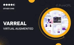 Varreal – Virtual & Augmented Reality Engineering Elementor Template Kit