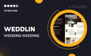 Weddlin – Wedding & Wedding Planner Elementor Template Kit
