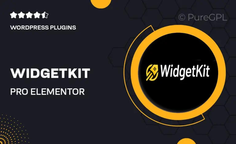 widgetkit pro elementor widget bundle