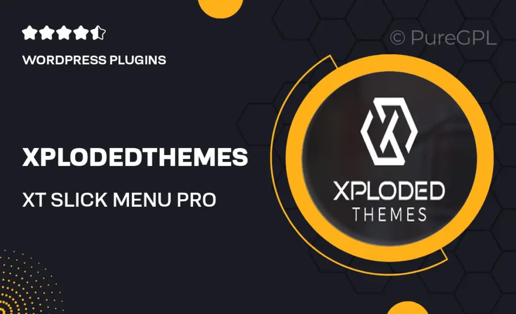 XplodedThemes | XT Slick Menu Pro 8 XplodedThemes | XT Slick Menu Pro