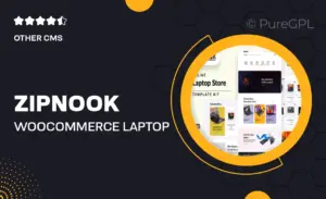 Zipnook – Woocommerce Laptop Store Elementor Pro Template Kit