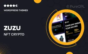 Zuzu – NFT & Crypto WordPress Theme