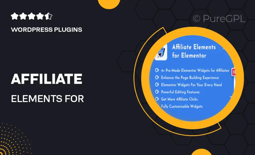 Affiliate Elements for Elementor 38 Affiliate Elements for Elementor