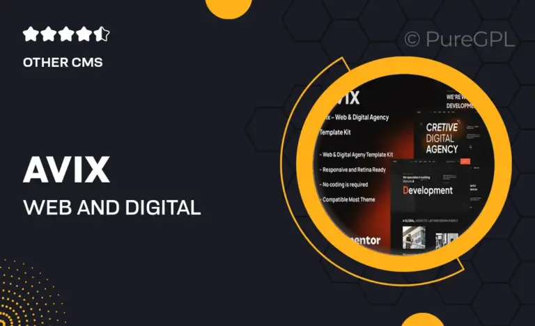 avix web and digital agency template kit