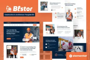 Blstor – Construction & Architecture Elementor Template Kit