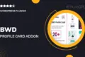 BWD Profile Card Addon For Elementor