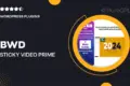 BWD Sticky Video Prime Addon For Elementor