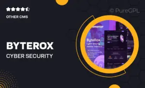 ByteRox – Cyber Security Elementor Template Kit