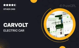 Carvolt – Electric Car Charging Station Elementor Template Kit
