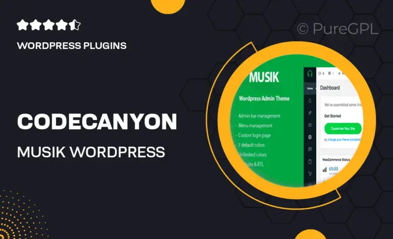 codecanyon musik wordpress admin theme