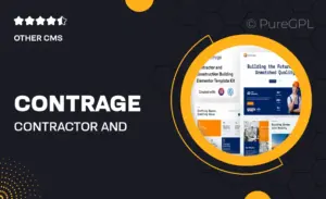 Contrage – Contractor and Construction Building Elementor Template Kit
