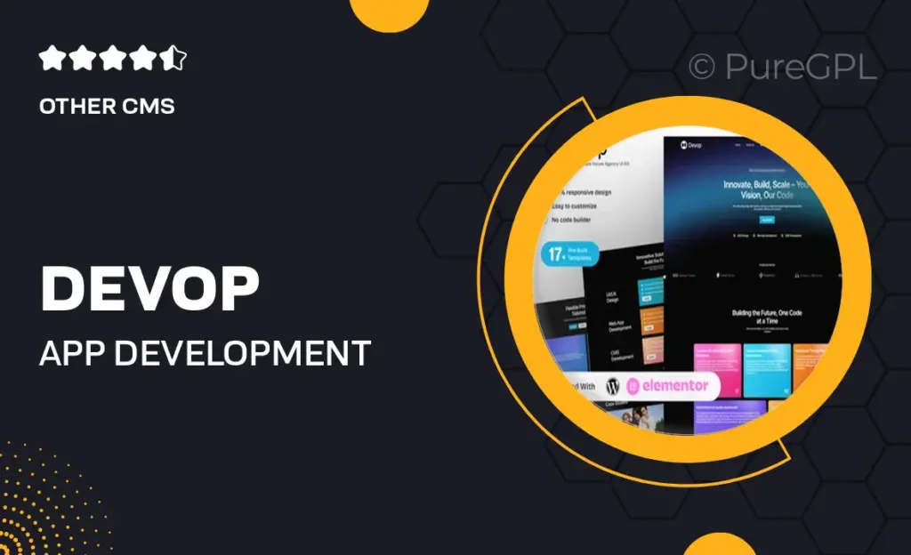 Devop – App Development & Software House Elementor Template Kit 5 Devop – App Development & Software House Elementor Template Kit