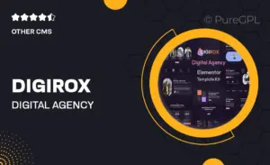 Digirox – Digital Agency Elementor Template Kit