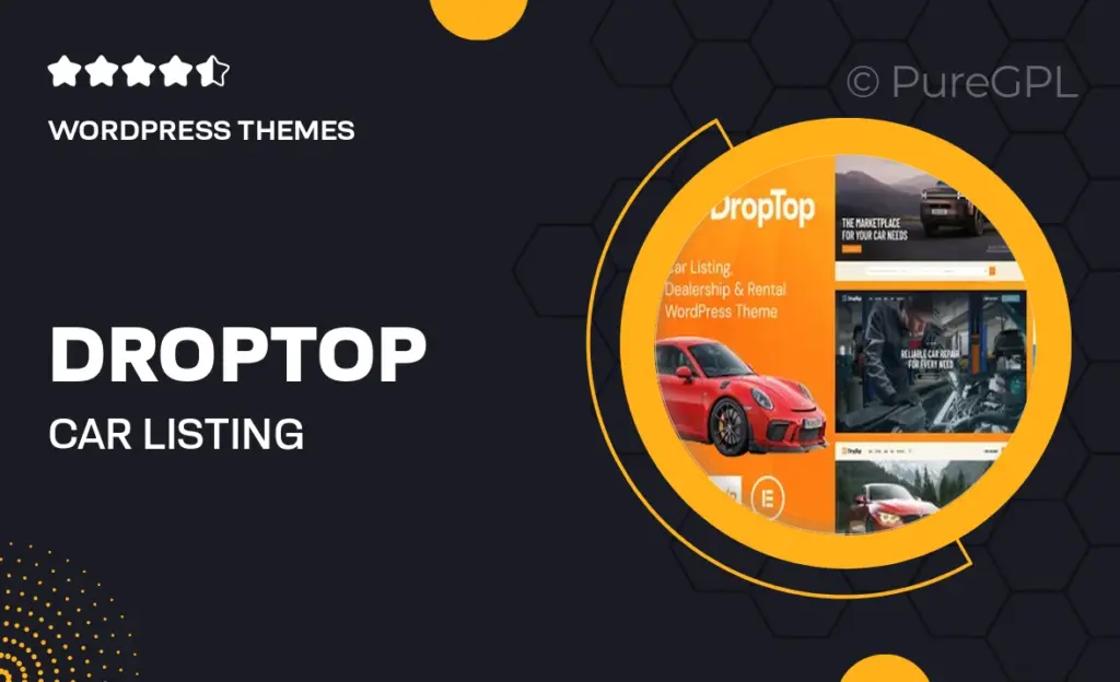 Drop-Top – Car Listing, Dealership & Rental WordPress Theme
