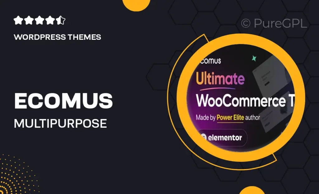 Ecomus – Multipurpose WooCommerce Theme