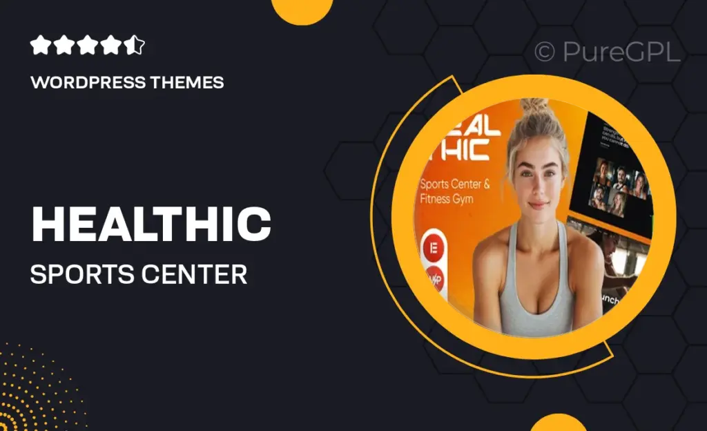 Healthic – Sports Center & Fitness Gym WordPress Theme
