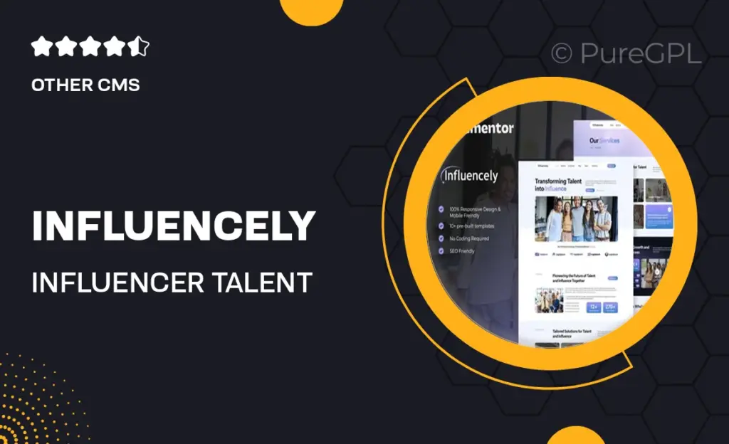Influencely – Influencer & Talent Agency Elementor Template Kit 21 Influencely – Influencer & Talent Agency Elementor Template Kit