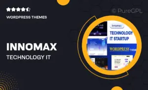 Innomax – Technology & IT Startup WordPress Theme