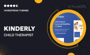 Kinderly – Child Therapist & Psychologist FSE WordPress Theme