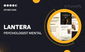 Lantera – Psychologist & Mental Health Elementor Template Kit