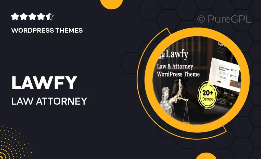 Lawfy – Law & Attorney WordPress Theme
