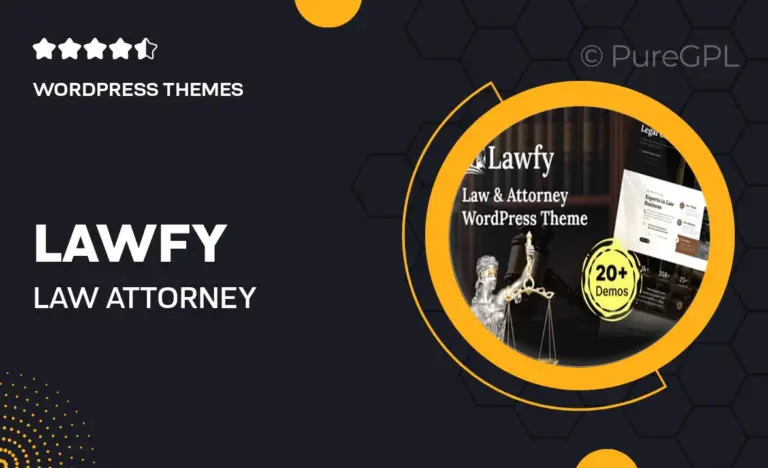 lawfy law attorney wordpress theme