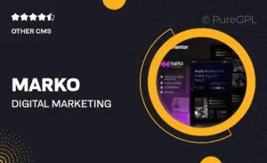 Marko – Digital Marketing Agency Elementor Template Kit